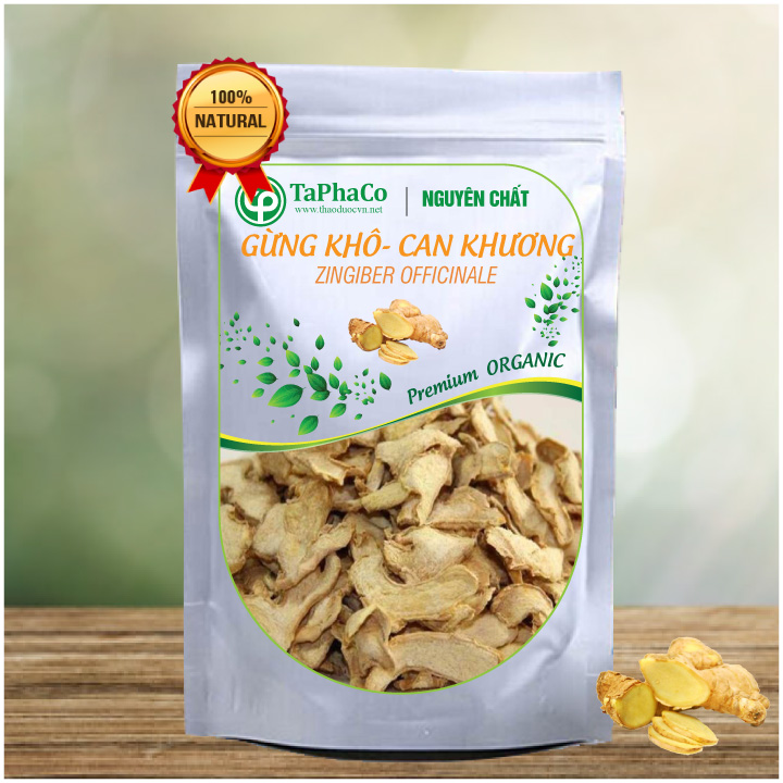 Củ gừng sấy khô 500g - loại 1