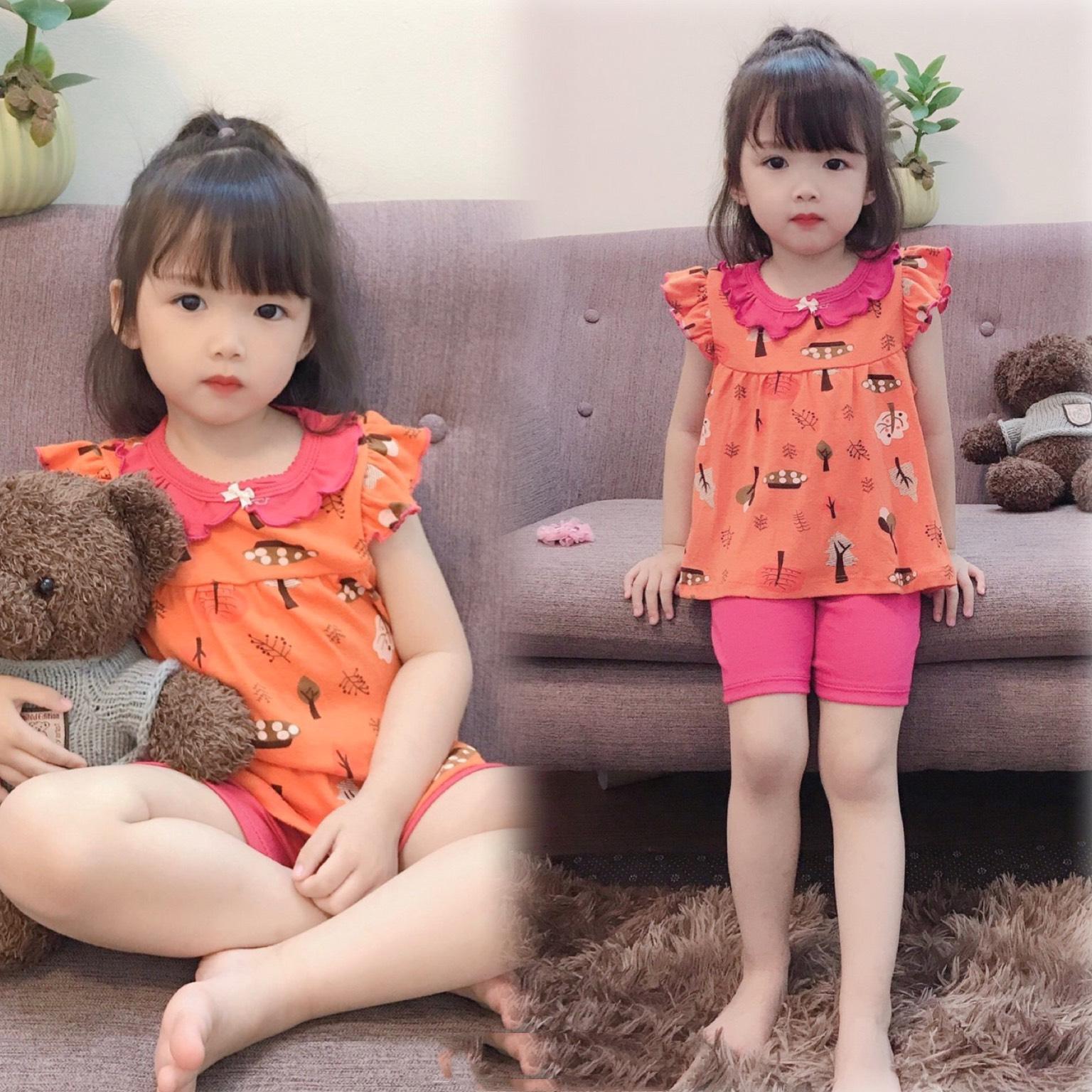 Set bộ bé gái - Bộ bánh bèo bé gái