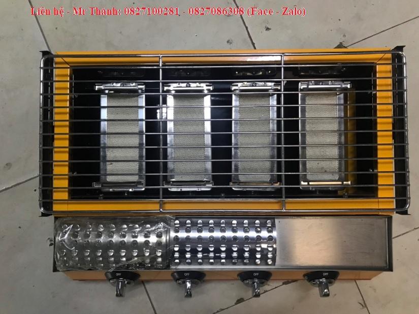 Bếp nướng gas 4 đầu đốt ET-K222