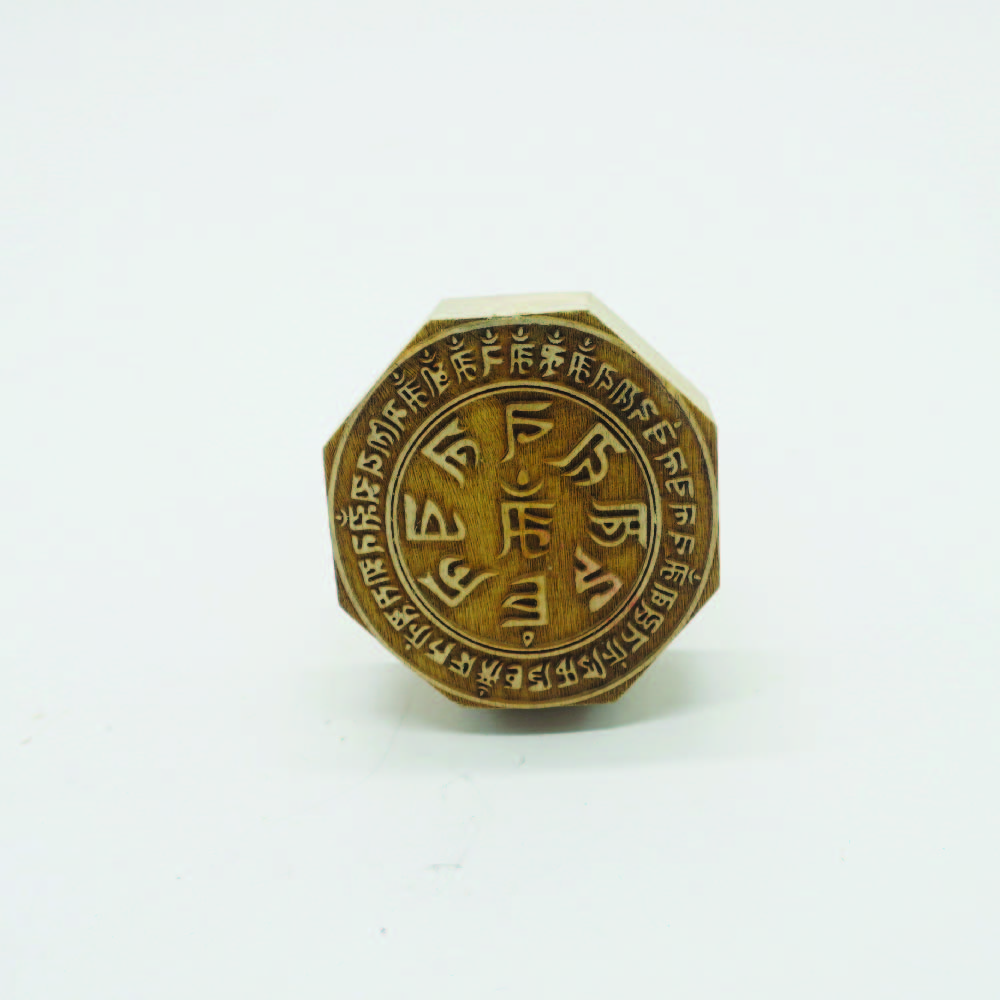 Dấu triện chuẩn đề 5cm gỗ