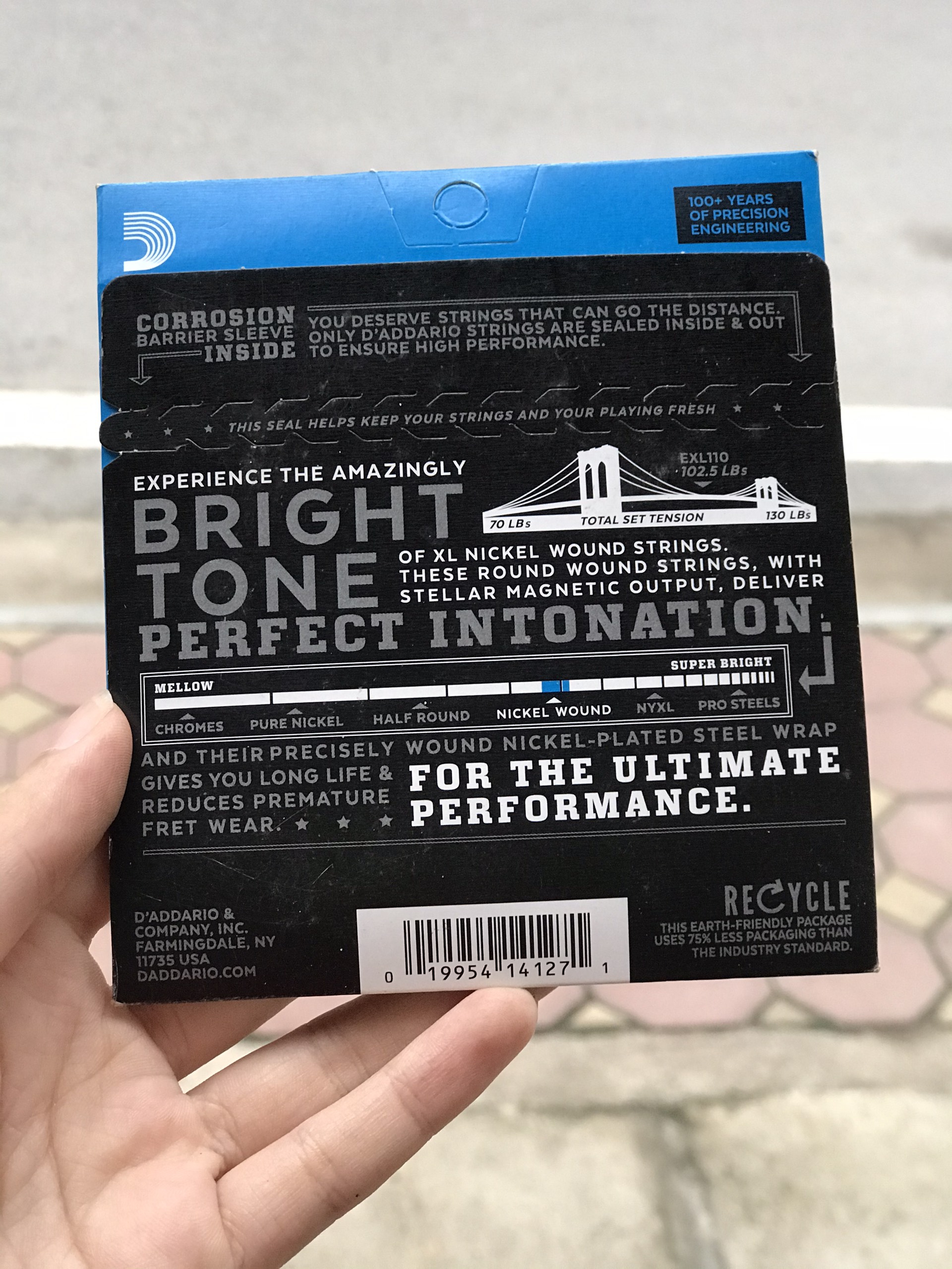 Dây đàn D'Addario EXL110