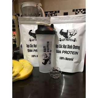 [Combo 2 túi + bình Shaker] Sữa Tăng Cân Tăng Cơ Hạt Protein túi 500g
