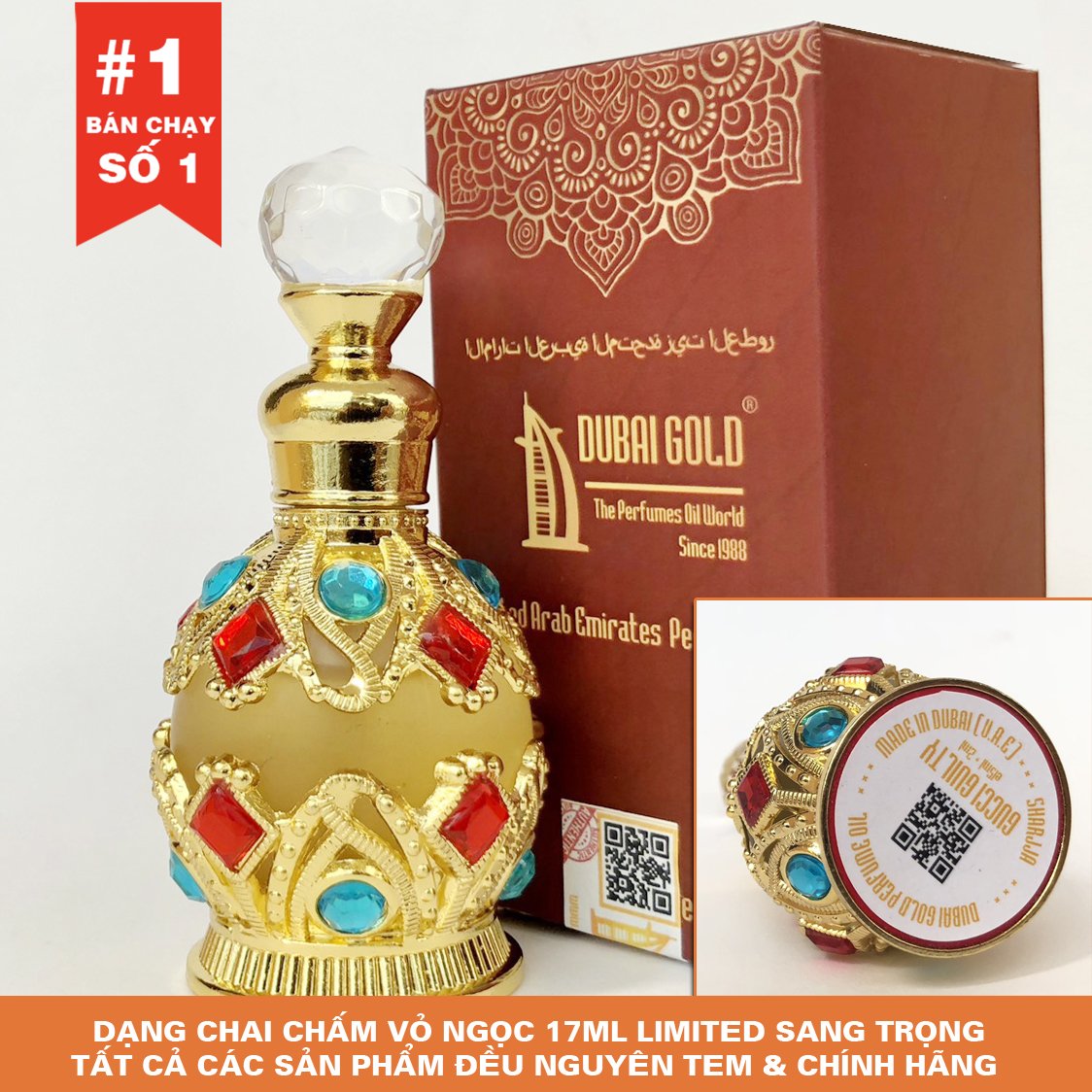 Tinh dầu nước hoa Dubai (5ml, 15ml, 17ml)