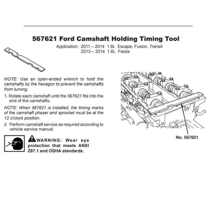 Dụng cụ đặt cam WT 2026 FORD 1.6 SCTI TI VCT ECOBOOST
