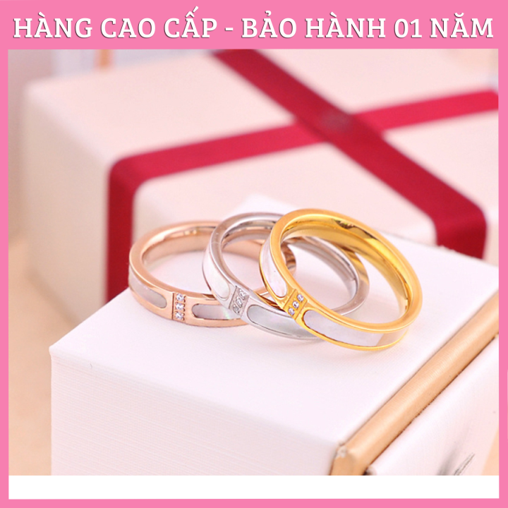 NHẪN TITAN XÀ CỪ THỜI TRANG HÀN QUỐC TC106