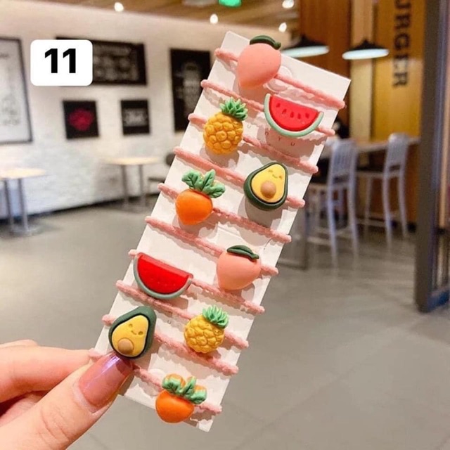 Set 10 Dây cột tóc cho bé