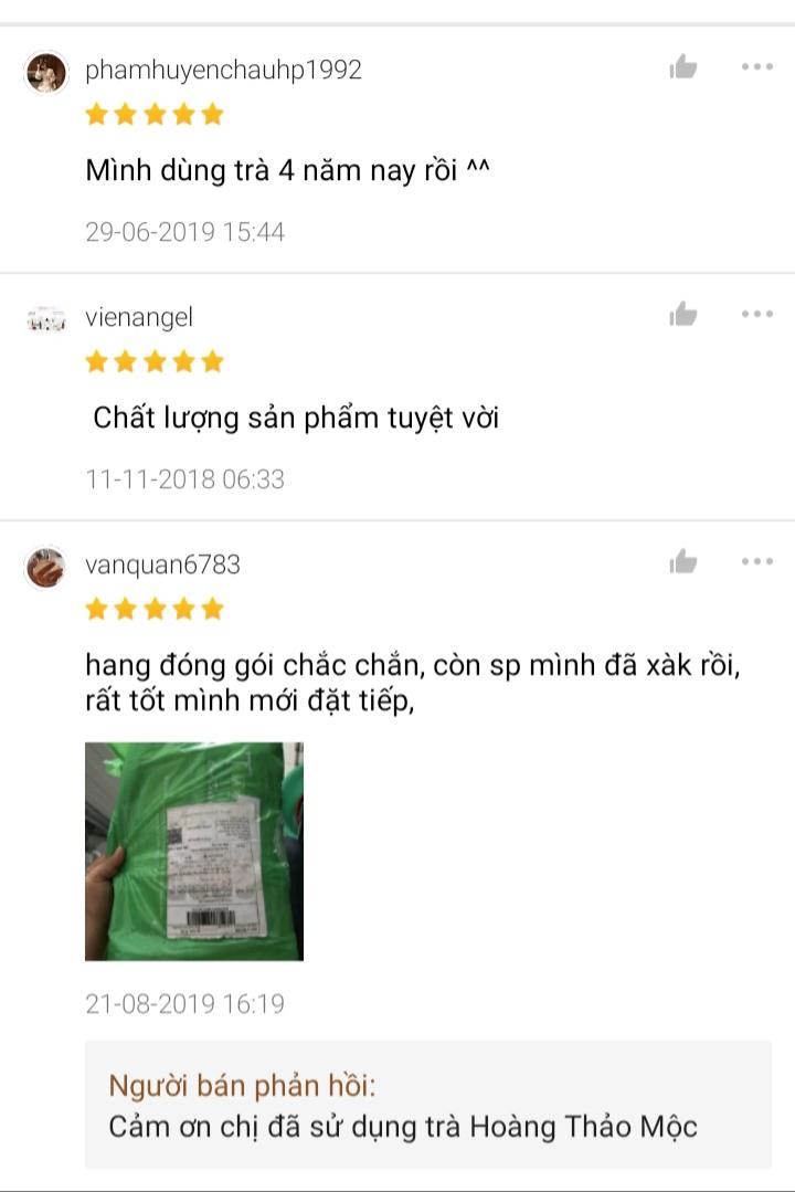 combo 3 hộp trà Hoàng Thảo Mộc