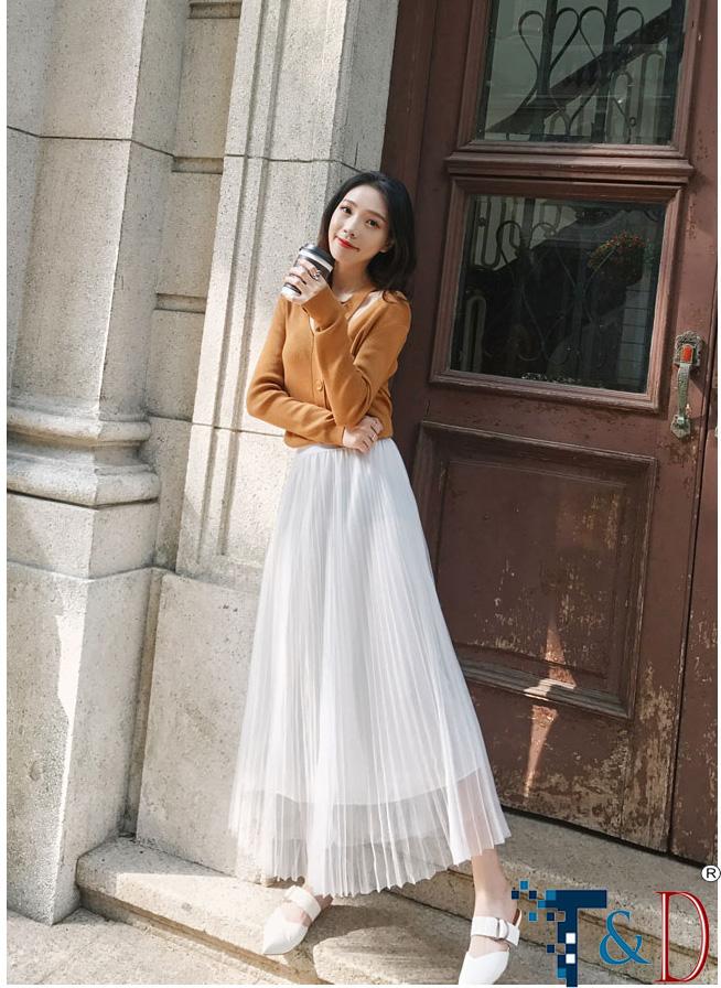 [HCM]CHÂN VÁY XẾP LY NỮ THỜI TRANG NHIỀU MÀU