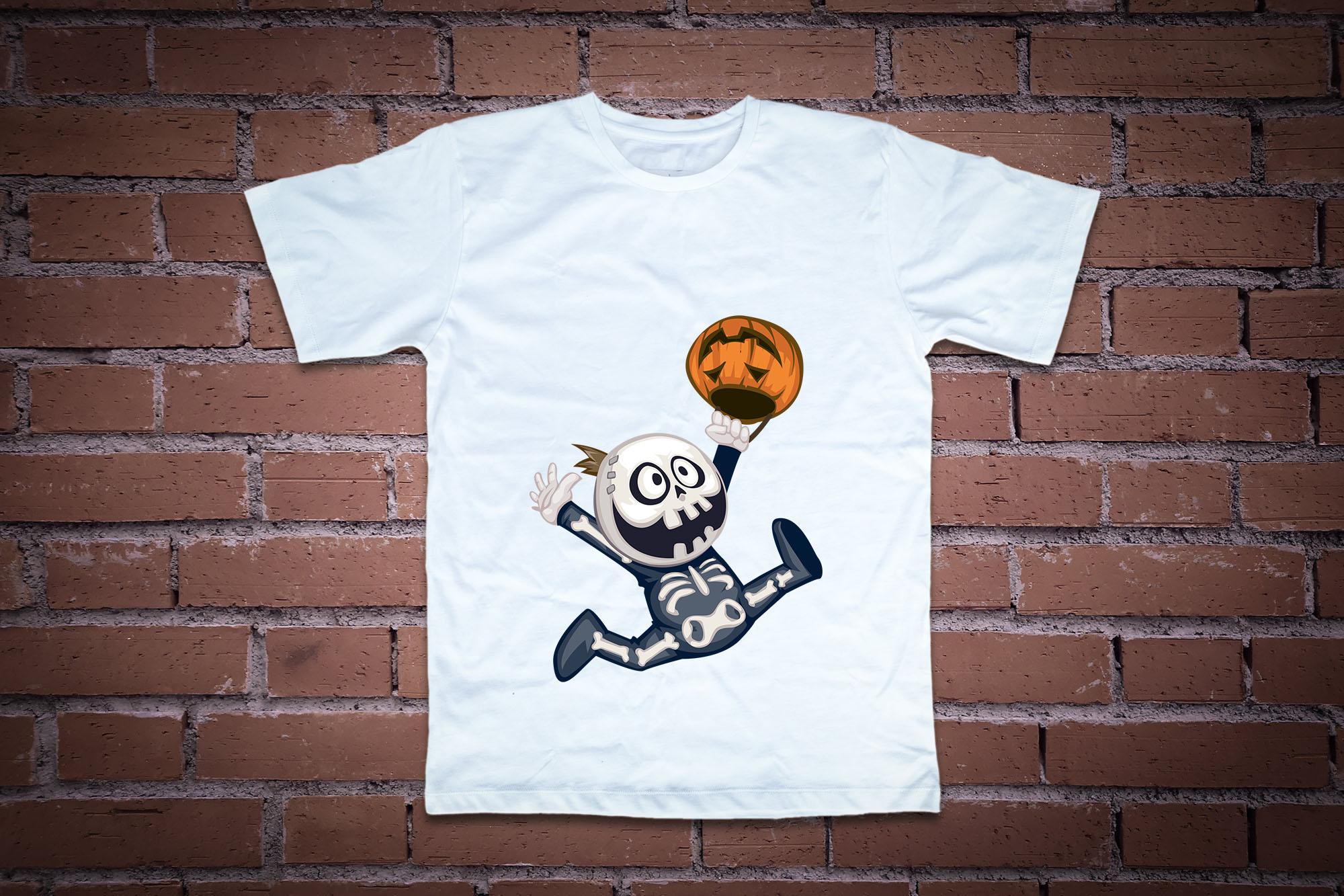 Áo thun in hình ma đi chơi Haloween