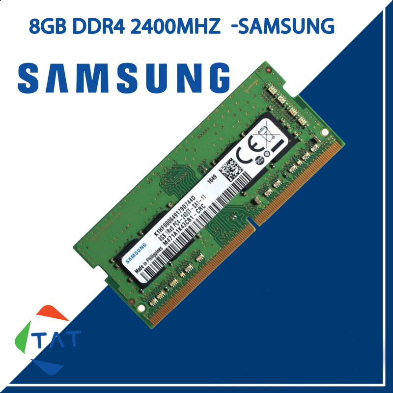 RAM Laptop Samsung 8GB DDR4 Bus 2400MHz 1.2V  Dùng Cho MacBook Máy Tính Xách Tay ,chuyên dùng cho ứng dụng nặng chơi game, thiết kếBảo Hành 12 Tháng 1 Đổi 1