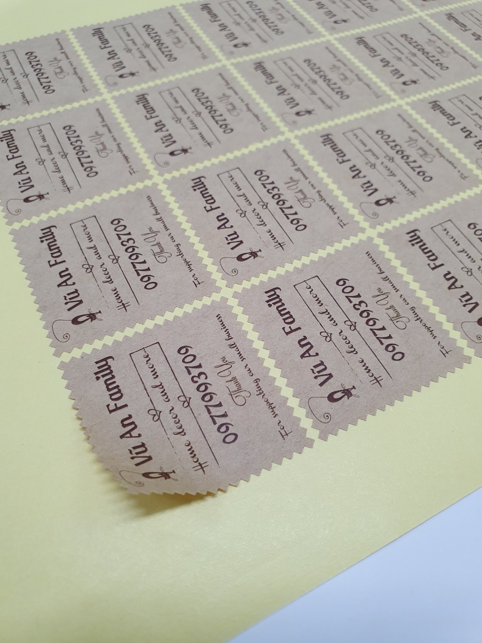 Decal Giấy Kraft AMAZON - khổ A4 - Xấp 50 tờ