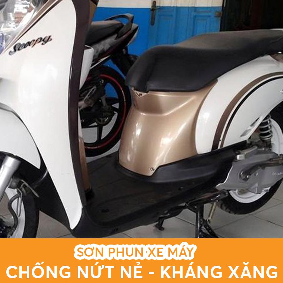 Sơn Samurai màu trắng ngọc trai Honda H196**