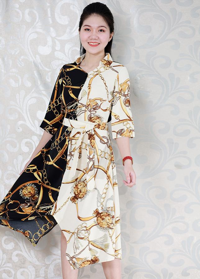 quality (real picture) dress suông middle-aged đẹp designs suông going Party streetwear luxury dress middle-aged beaded, dress shirts high-end column waist dithering motifs-fashion middle-aged D3135