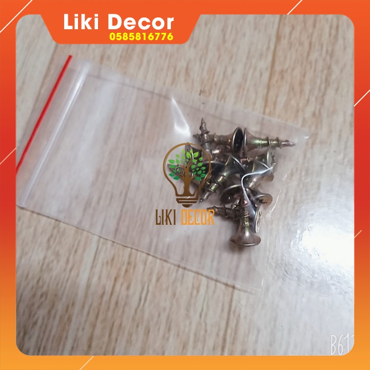 Bàn trà chân gỗ Tần bì Liki Decor  D60