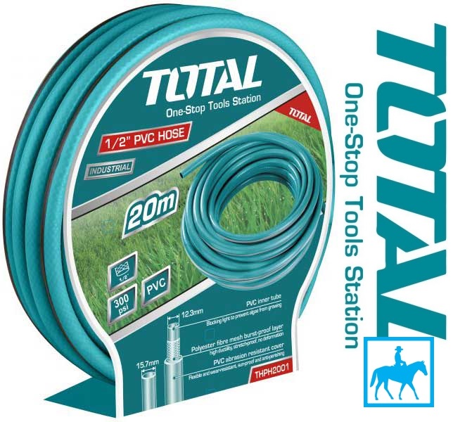 Ống Nước Vòi Xịt Tưới Cây 14mm 20 mét 300psi PVC TOTAL THPH2001