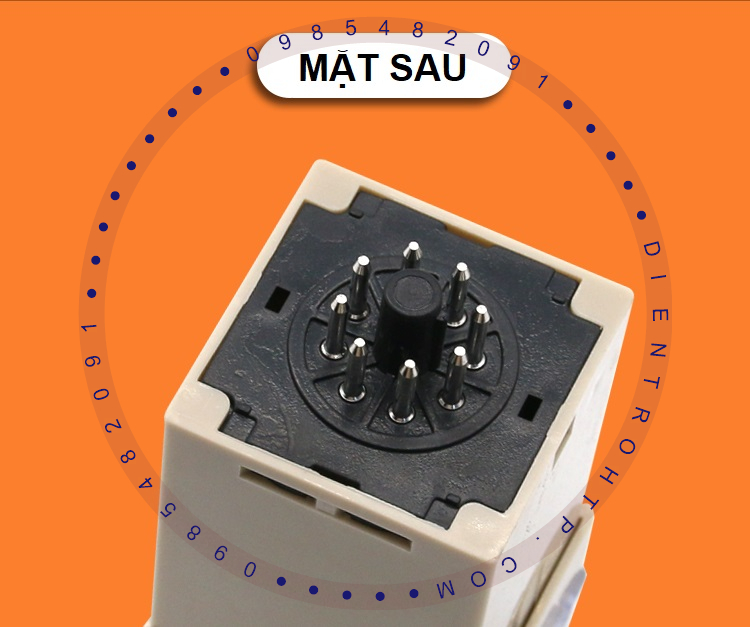 Timer Omron DH48SS , rơ le thời gian hẹn giờ tự động - CÓ ĐẾ