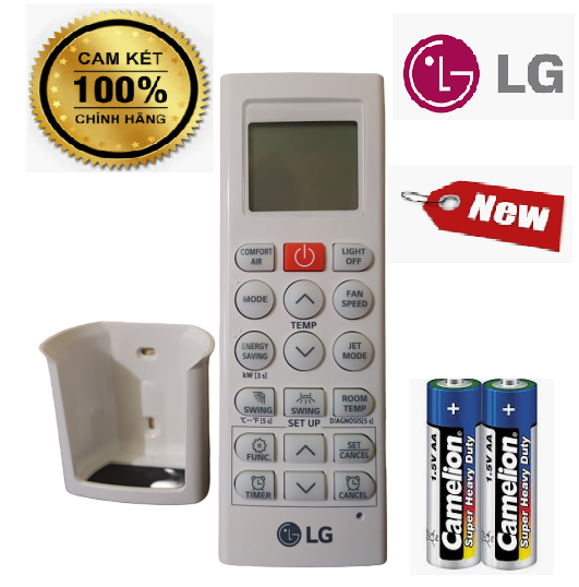 Remote Điều khiển từ xa điều hòa LG -Hàng chính hãng -Mới 100% -Tặng kèm pin và chân đế