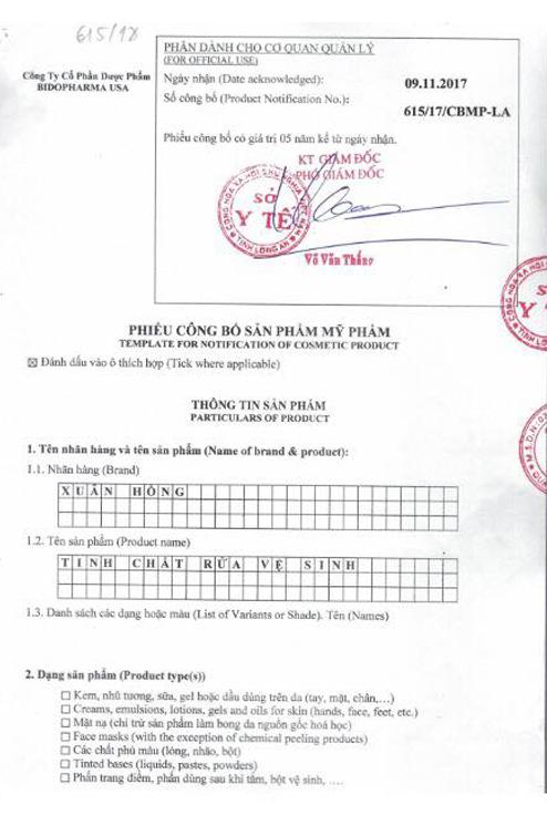 Dung dịch vệ sinh Xuân Hồng 120ml
