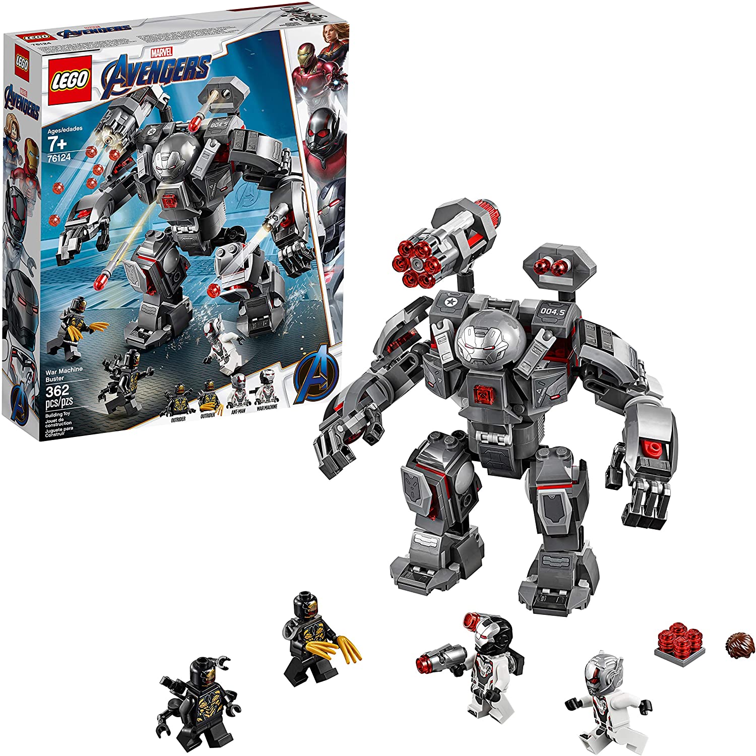 [HAPPY BRICKS] - LEGO  Marvel Avengers 76124 Endgame: Giáp chiến Siêu cấp