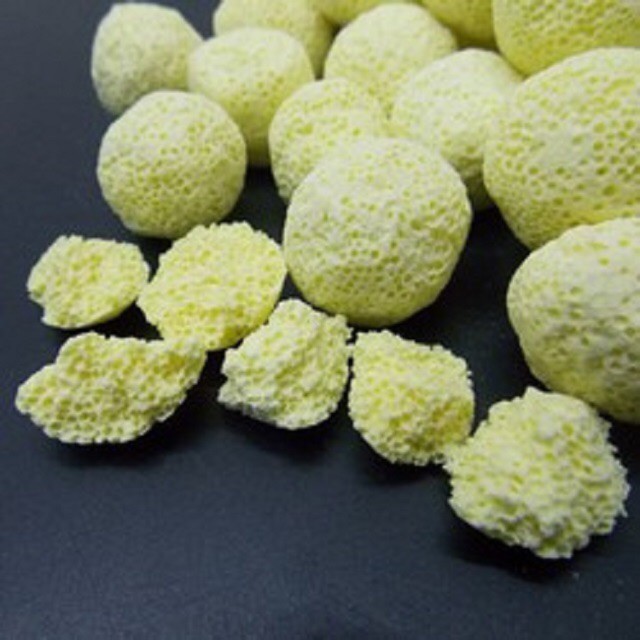 Vật liệu lọc Sứ Bi Vàng cho bể cá cảnh (500gr)
