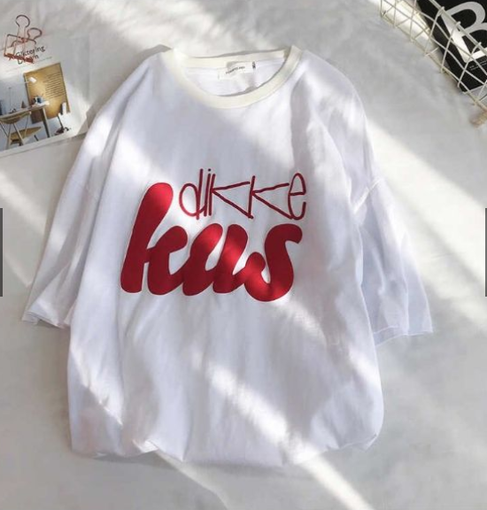 Áo thun tay lỡ free size KUS