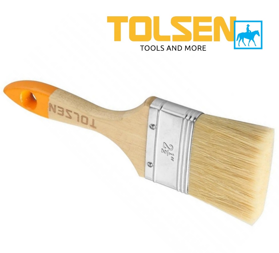 Cọ Sơn Cán Gỗ 2.5inch 64mm Paint Brush TOLSEN WADFOW 40124