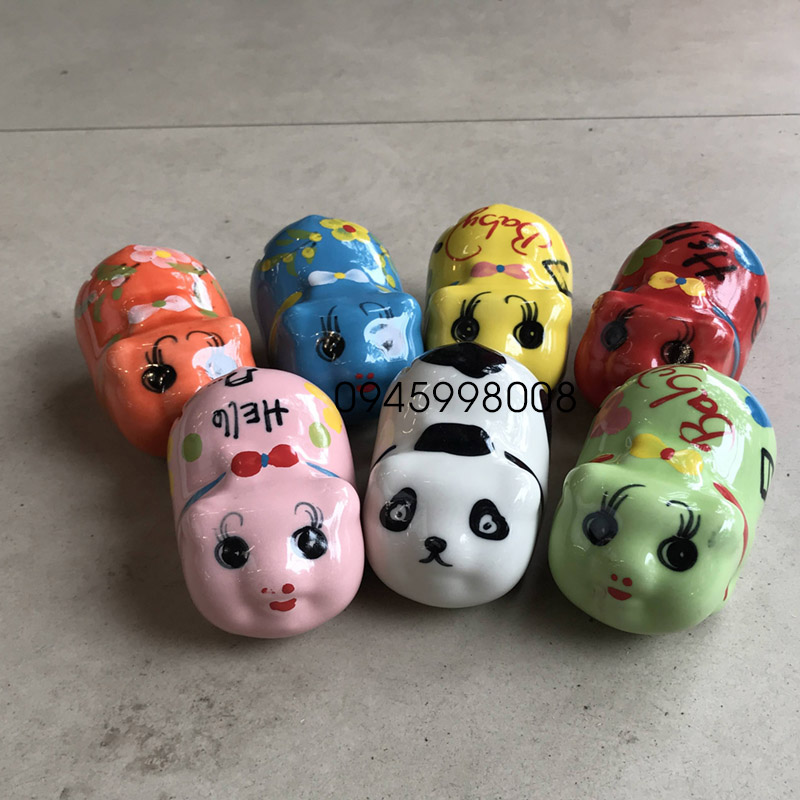 Heo đất mini sứ Bát Tràng siêu cute chỉ bằng nắm tay