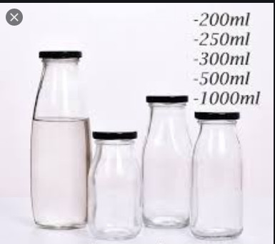 Chai Thủy Tinh 1000ml nắp Thiết