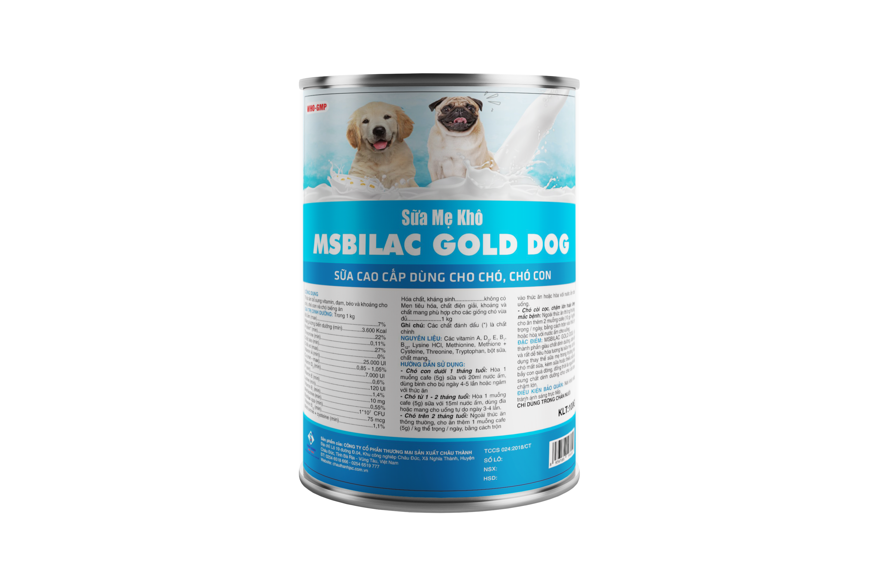 Sữa cho chó cao cấp Msbilac Gold Dog 330g
