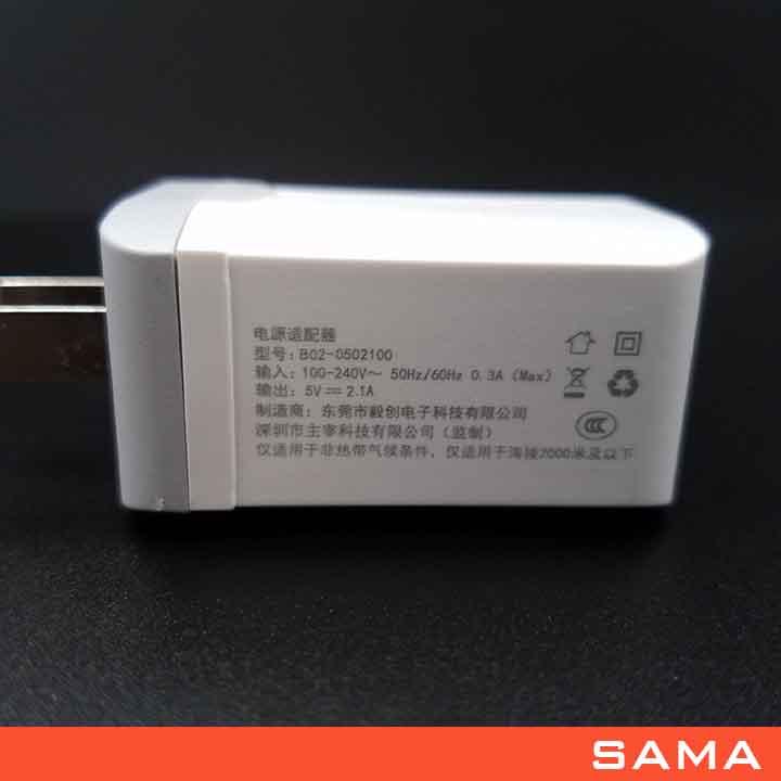 CỦ SẠC NHANH 2 CỔNG 5V 2A
