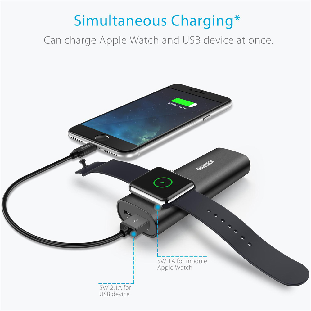 [HCM]Pin sạc dự phòng Apple Watch Choetech T315