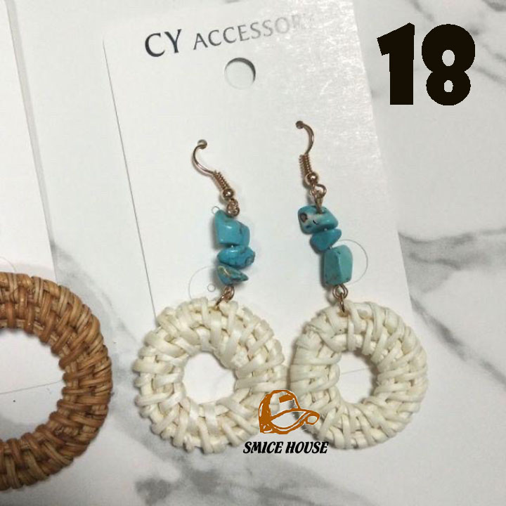 [HCM]BÔNG TAI CÓI VINTAGE HOA TAI