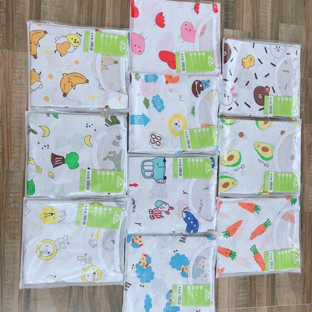 5 bộ ba lỗ cotton giấy cho bé [LOẠI 1] FREESHIP