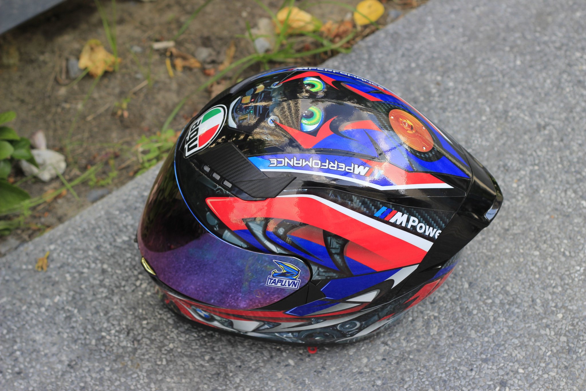 Nón Fullface ROYAL M138B 1 Kính Lên Tem BMW