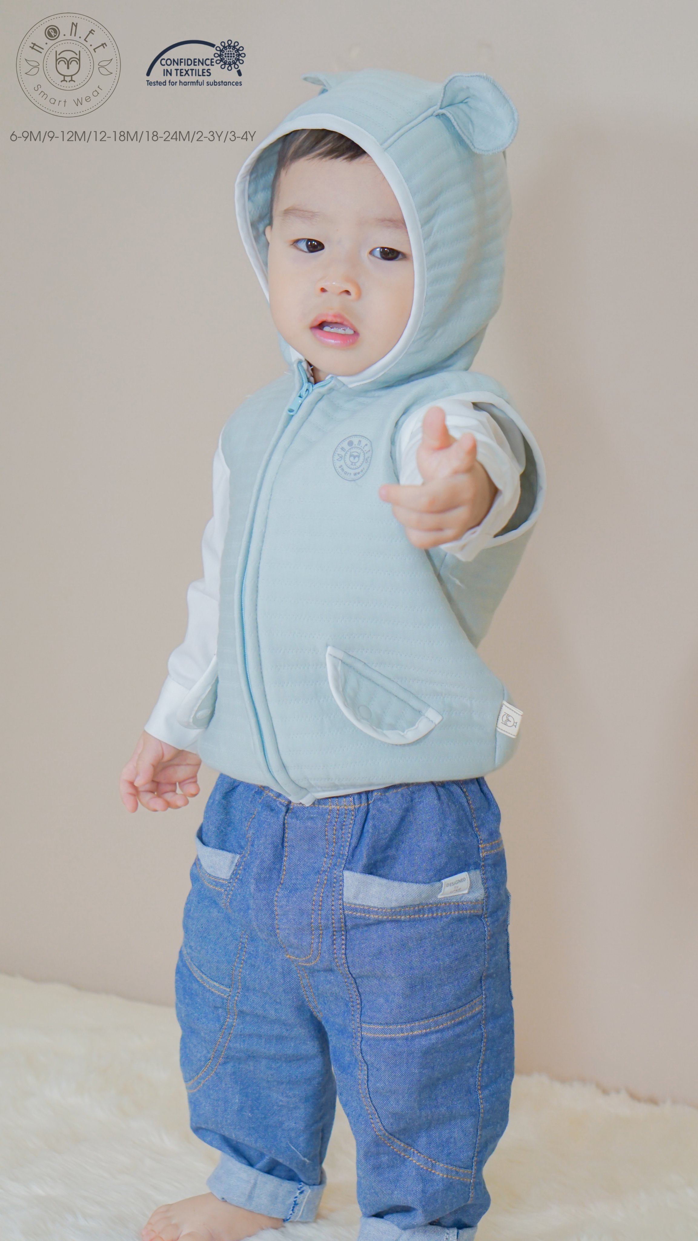 Áo gile trần bông Hrnee