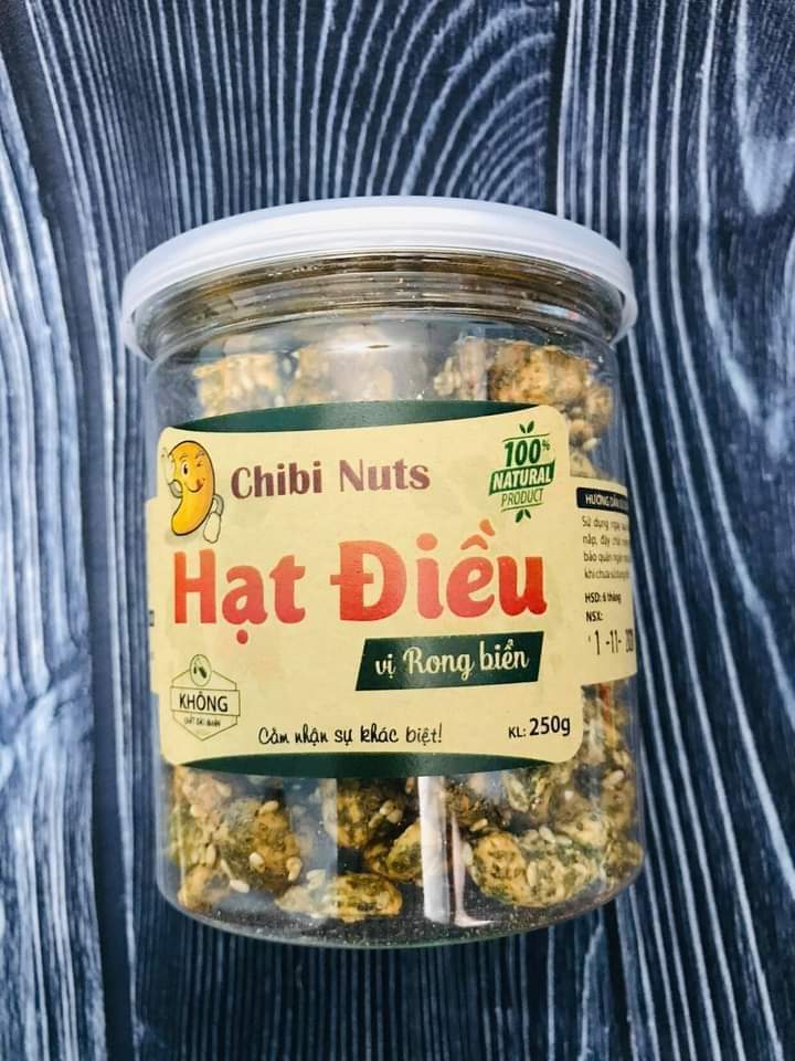 Hạt điều tẩm vị rong biển