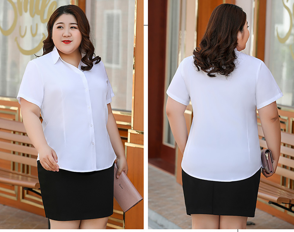 Áo sơ mi bigsize nữ ngắn tay