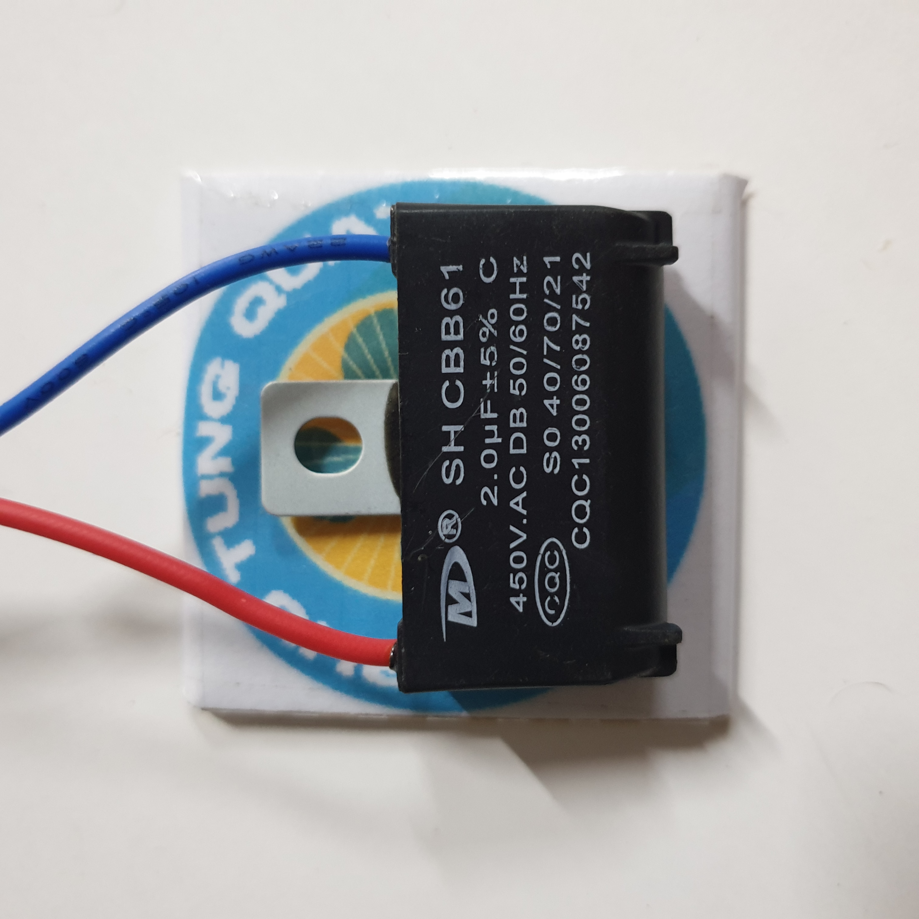 (2 cái) tụ quạt 2 uf - k3 capa quạt 2mf phụ tùng quạt
