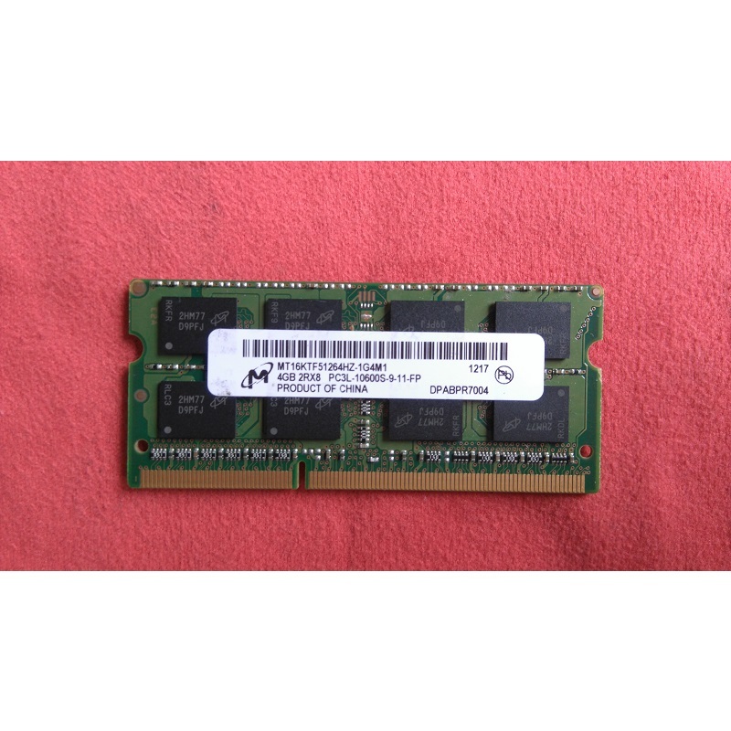 Bảng giá Ram 4GB DDR3L bus 1333 (10600S)  tháo máy, bảo hành 3 năm Phong Vũ