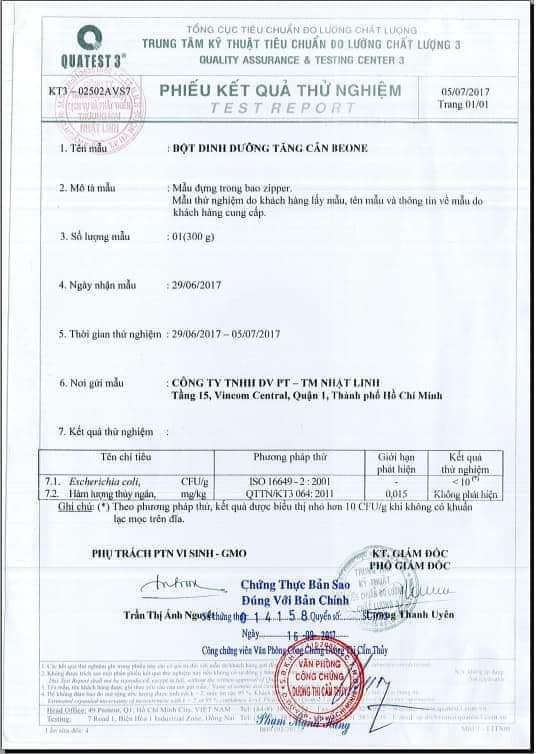 Ngũ cốc dinh dưỡng Beone