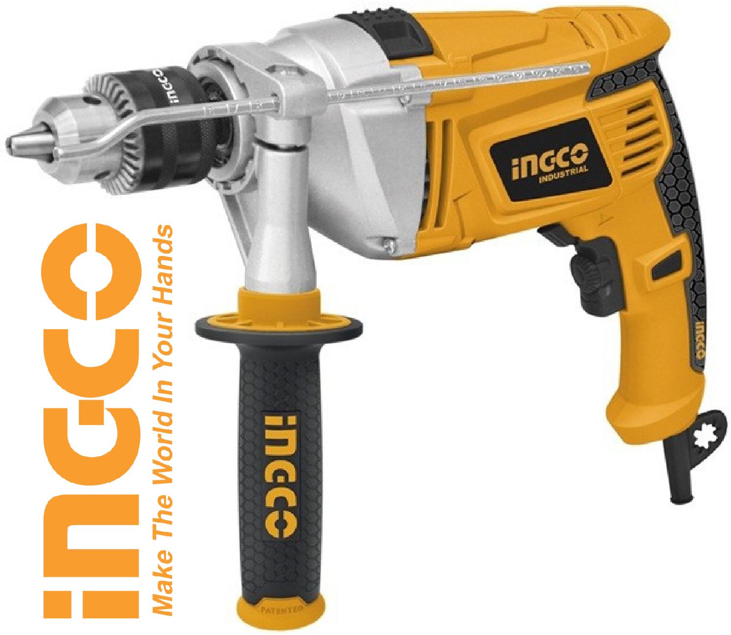 Máy khoan có khoan búa 13mm 1100w impact drill ingco id11008e