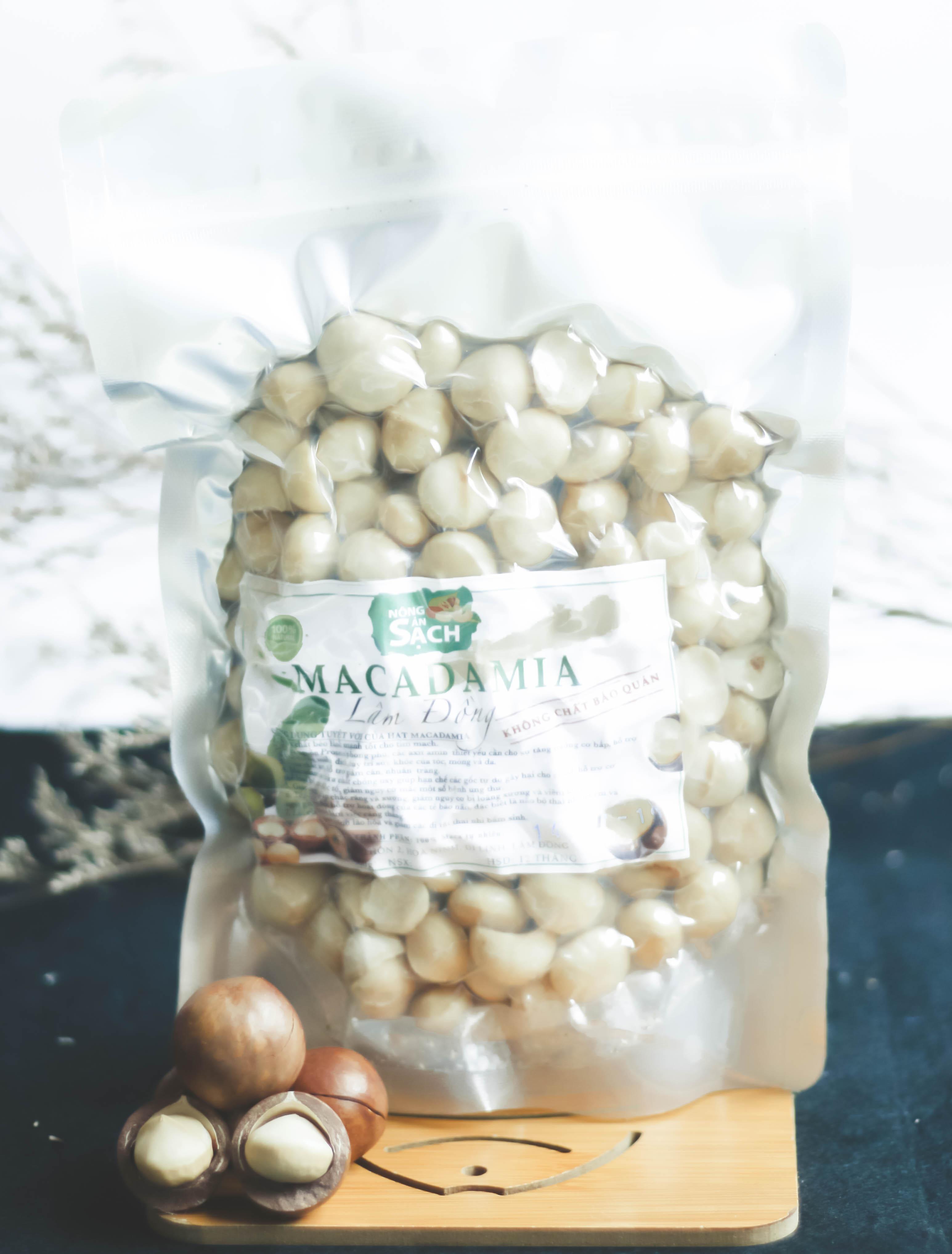 500g Nhân Hạt Macca Sạch Di Linh Lâm Đồng