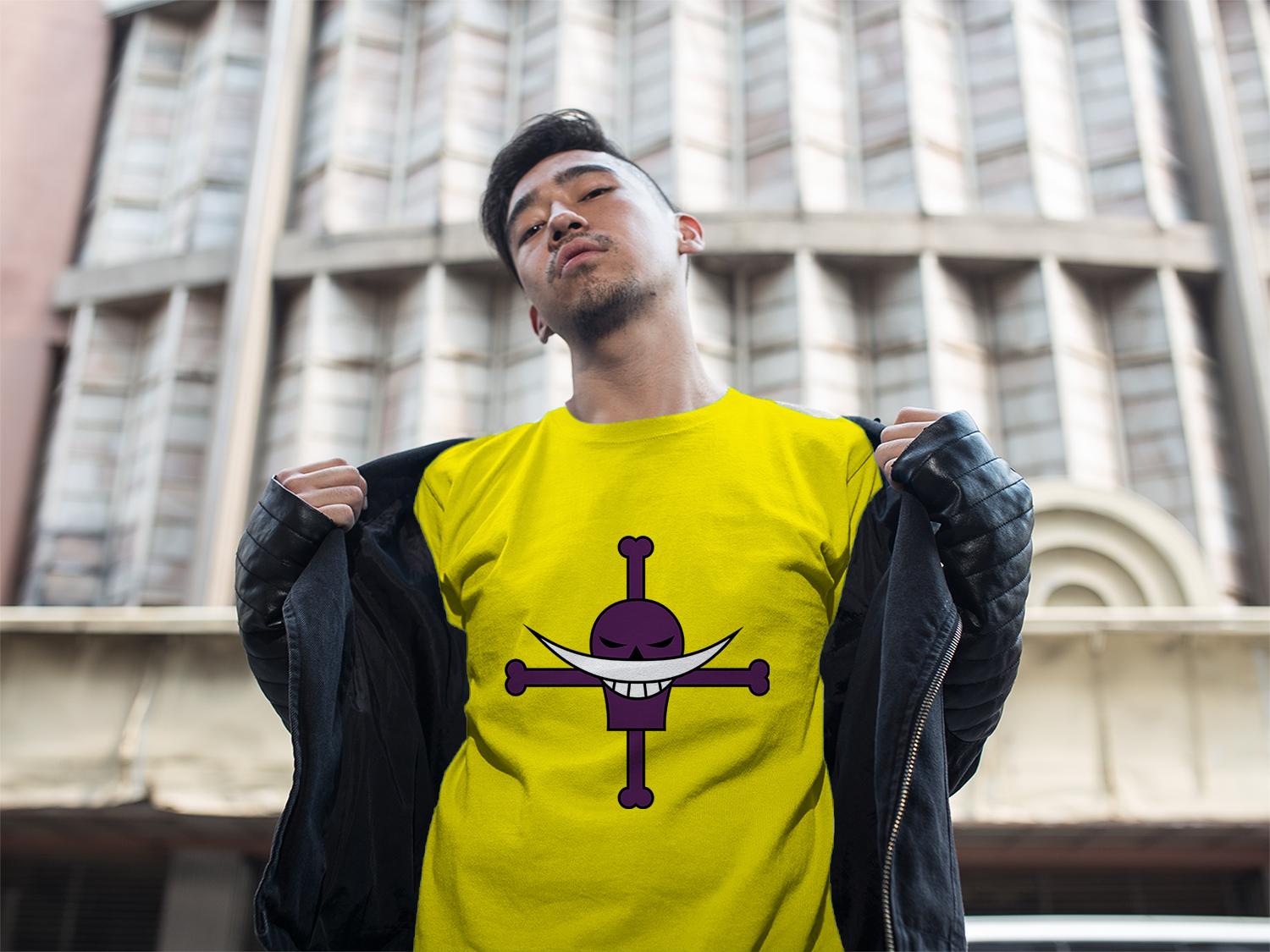 [HCM]Áo thun Unisex - One Piece Cờ tứ hoàng râu trắng - Cotton Thun Phong Cách Cá Tính - Cực Chất Và Đẹp