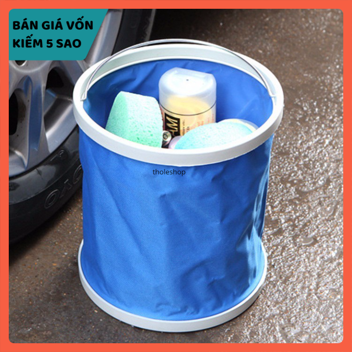 [HCM][GIÁ VỐN] Dụng cụ đựng nước - Xô đựng nước gấp gọn tiện dụng - Xô chứa nước tiện dụng - Dễ dàng gấp gọn và cất giữ giúp tiết kiệm không gian nhà