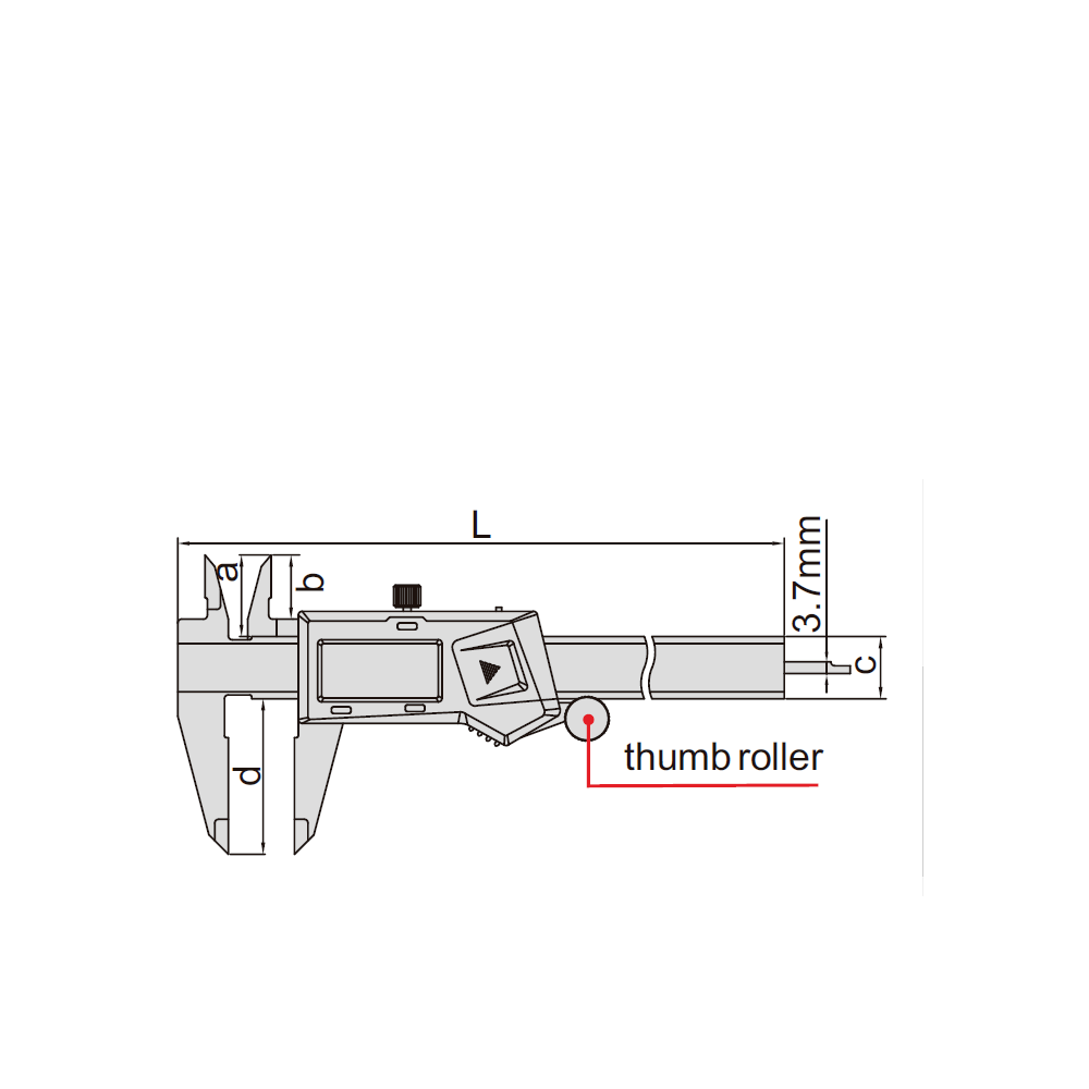 [HCM]THƯỚC CẶP ĐIỆN TỬ INSIZE 1108-200 TNKTOOLS.COM PHÂN PHỐI