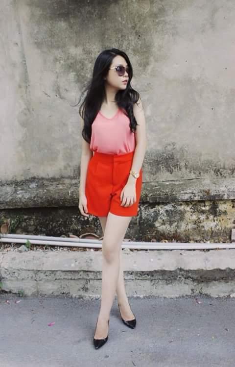 Áo hai dây voan lụa