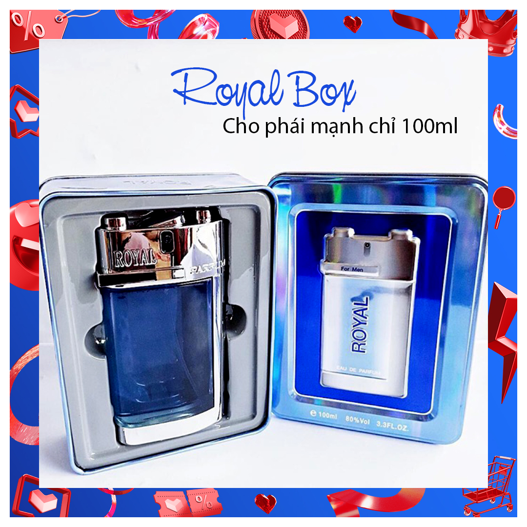 Nước hoa Royal 100ml hộp thiết cho phái mạnh thêm quyến rũ và đẳng cấp