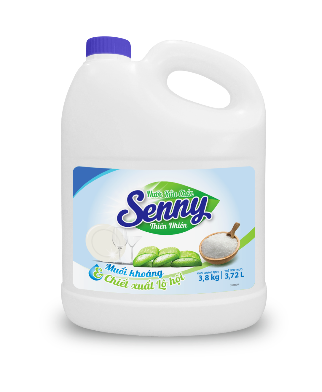 Nước rửa bát thiên nhiên Senny 3.8kg