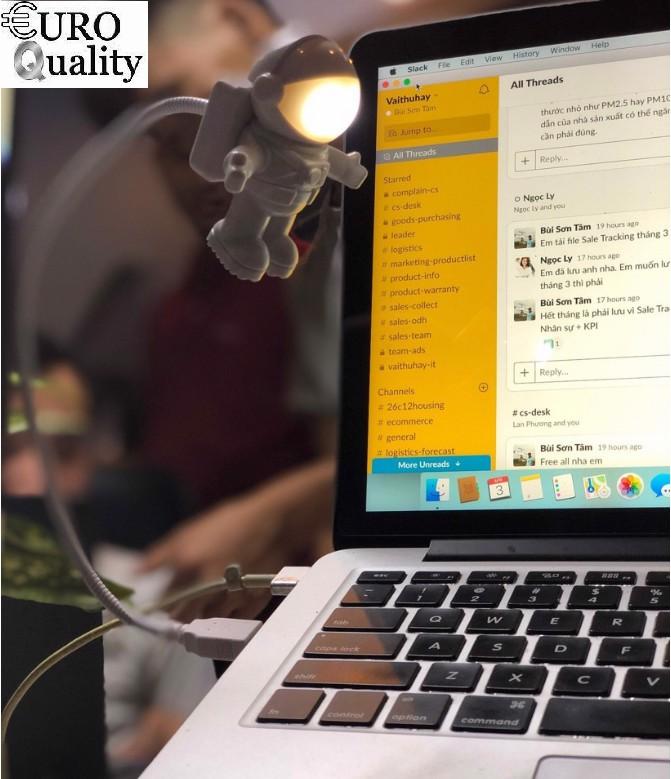 Euro Quality - Đèn bàn phím phi hành gia Astronaut Lamp