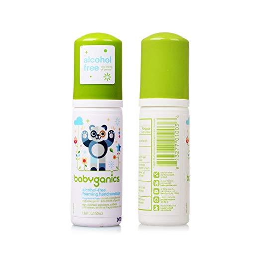 Nước rửa tay khô Babyganics cho bé